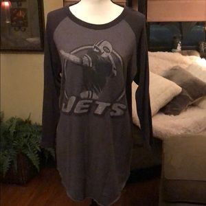 NY Jets 3/4 length sleeve super soft shirt